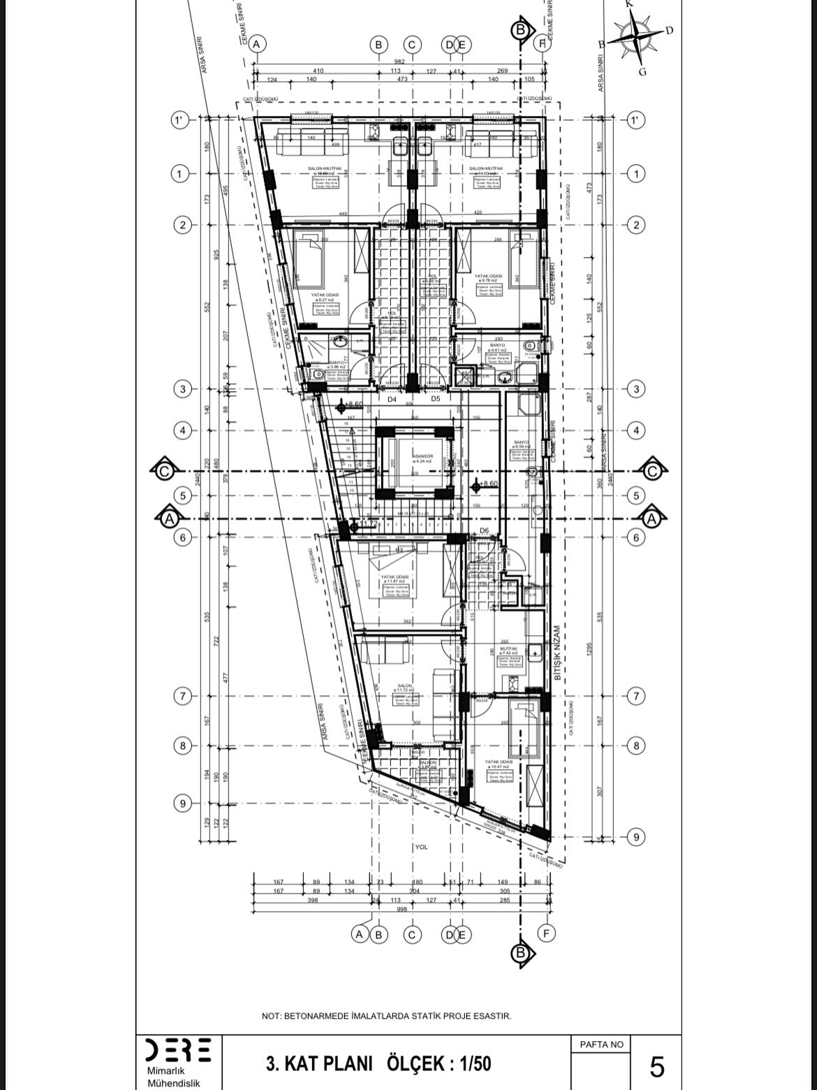 Çavdar Suit - Kat Planı 3